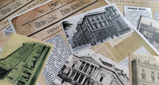 Brno české - Brno německé